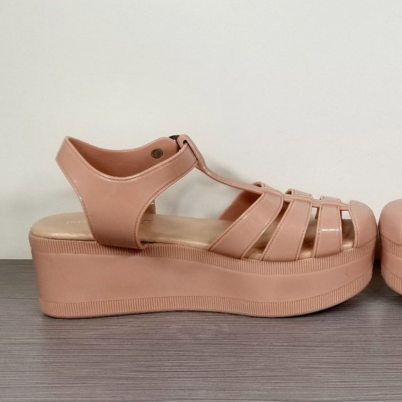 Jeffrey Campbell Candied Platform Sandals, Nude, Womens Size 6 M / 37 - Picture 6 of 12